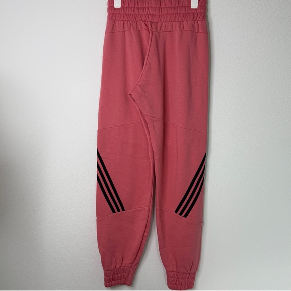 Adidas Originals Women’s Pink Stripes Celebrity Sport Fleece Pants Joggers - Picture 5 of 8